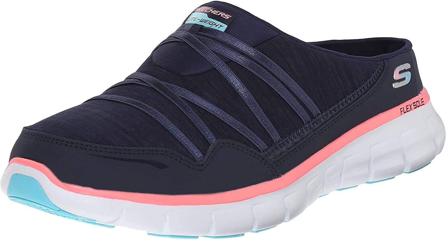 Skechers Sport Women's Air Streamer Slip-On Mule Shoes - Lightweight Comfortable Slip-On Sneakers for Women | Perfect for Walking, Running Errands & Casual Wear