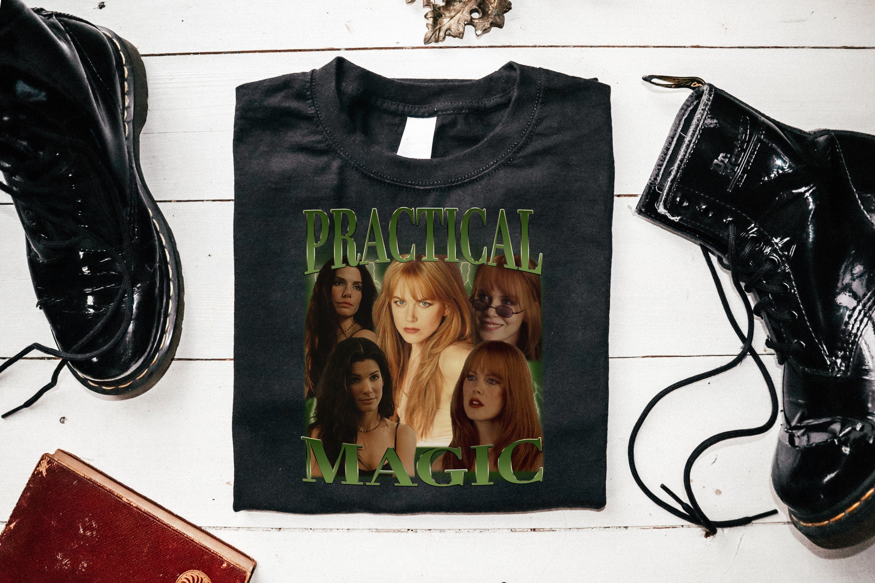 Practical Magic Movie Inspired Shirt - Owen's Sisters Witchy T-Shirt for Women - Basic Witch Aesthetic Top - Perfect for Halloween, Witchy Vibes & Movie Nights