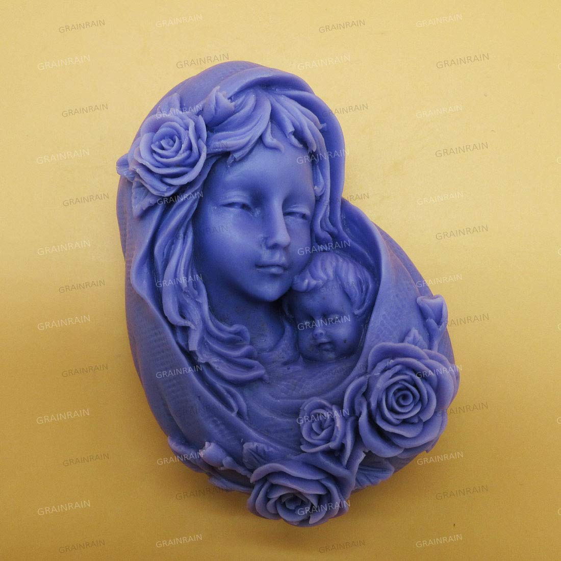 Natural Silicone Soap Molds for Mothers & Babies - DIY Handmade Soap Making Kit, Resin Craft Molds (12350) - Perfect for Baby Shower Gifts, New Mom Care Packages & Homemade Soap Crafting