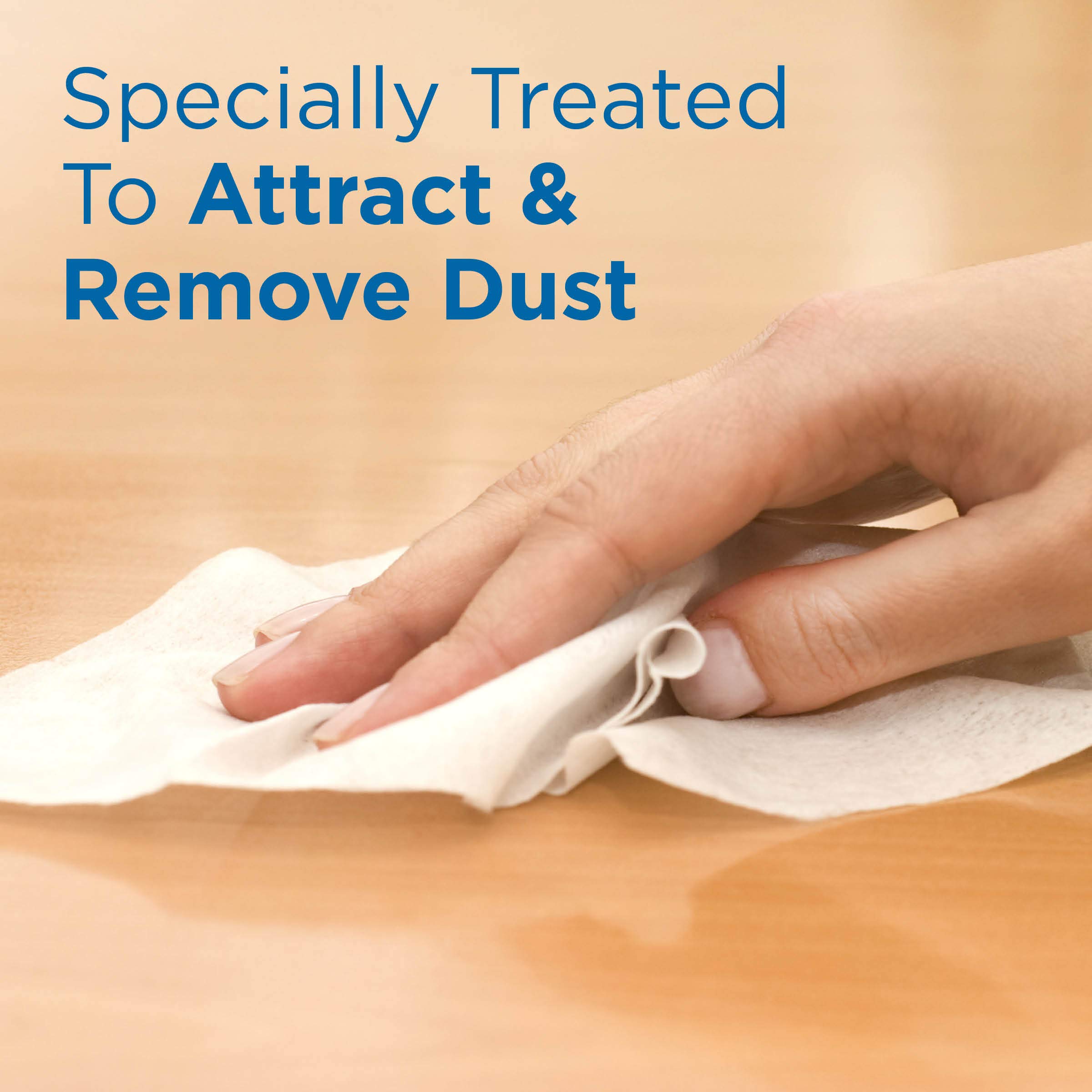 Brawny Yellow Quarter-Fold Disposable Dusting Cloths - 24