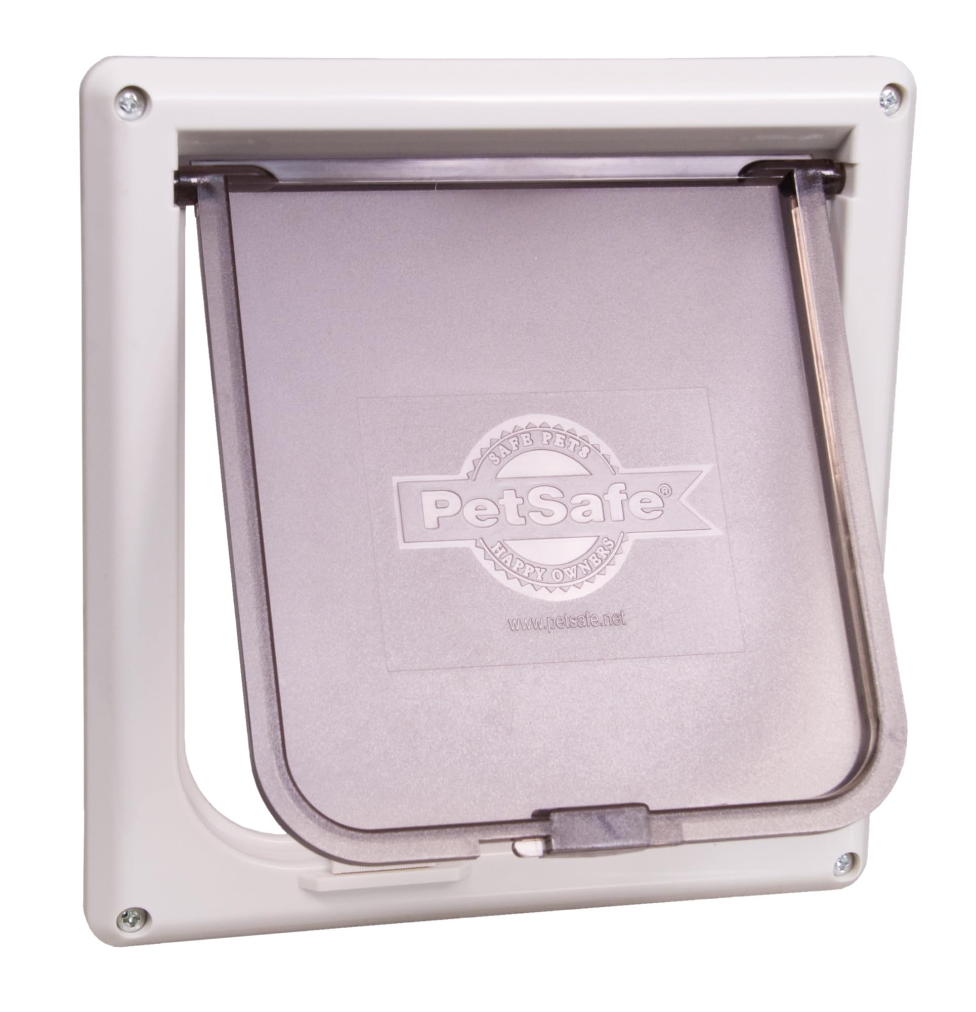 PetSafe Interior Cat Door with 2-Way Locking - Tinted Privacy Pet Door for Cats & Small Dogs | Indoor Pet Access Door for Litter Box, Feeding Area or Room Separation | Durable Frame, Easy DIY Installation with Hardware Kit Included | Perfect for Apartments, Homes & Multi-Pet Households