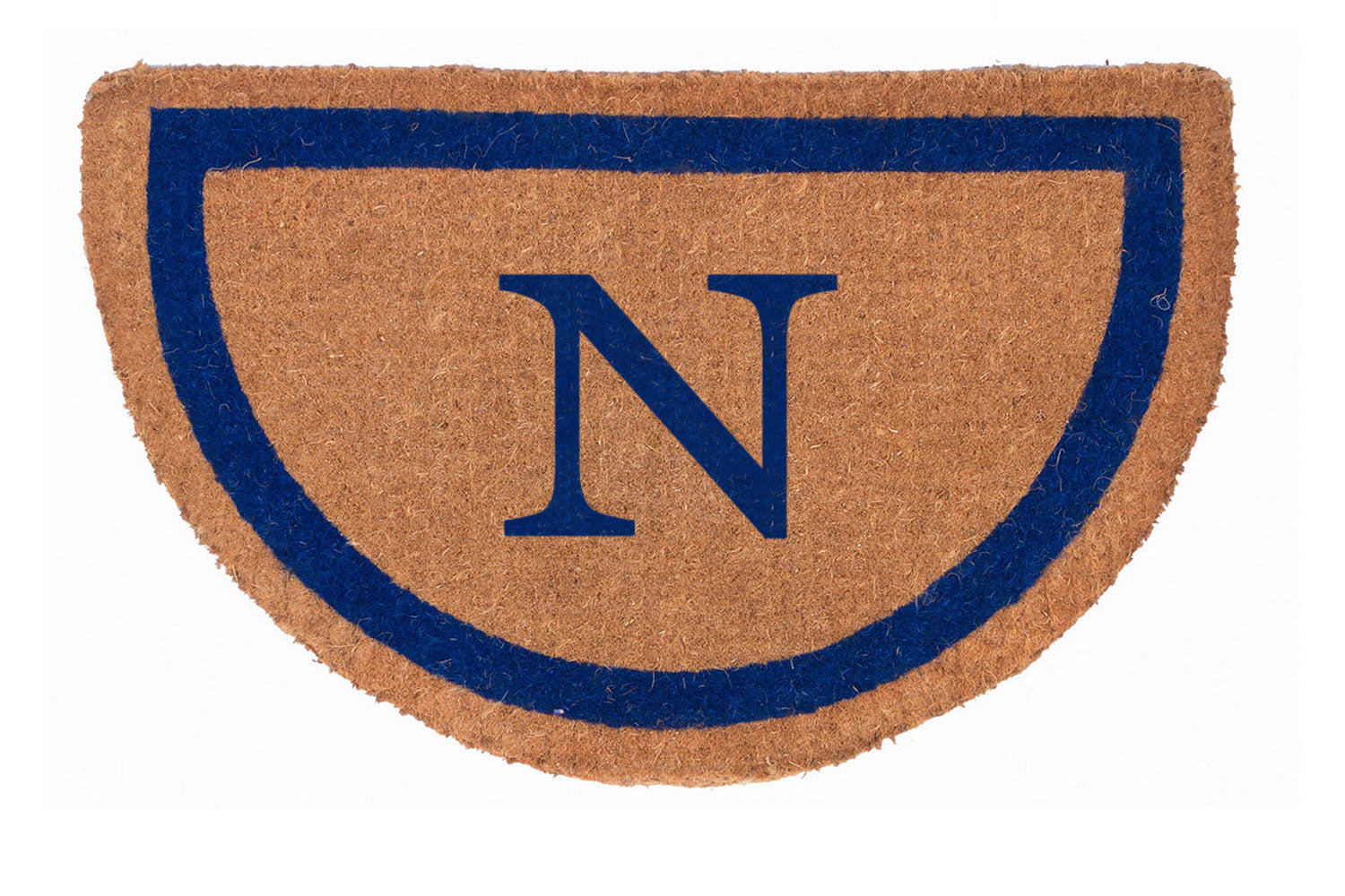 Custom Half Round Doormat with Single Border - Personalized Welcome Mat for Front Door, Porch, or Entryway - Perfect for Home, Office, or Gift