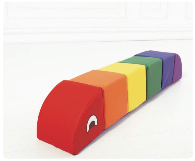 Soft Play Caterpillar Toy for Kids - Safe & Fun Crawling Activity for Toddlers & Infants - Perfect for Indoor Playtime, Daycare, and Nursery Decor