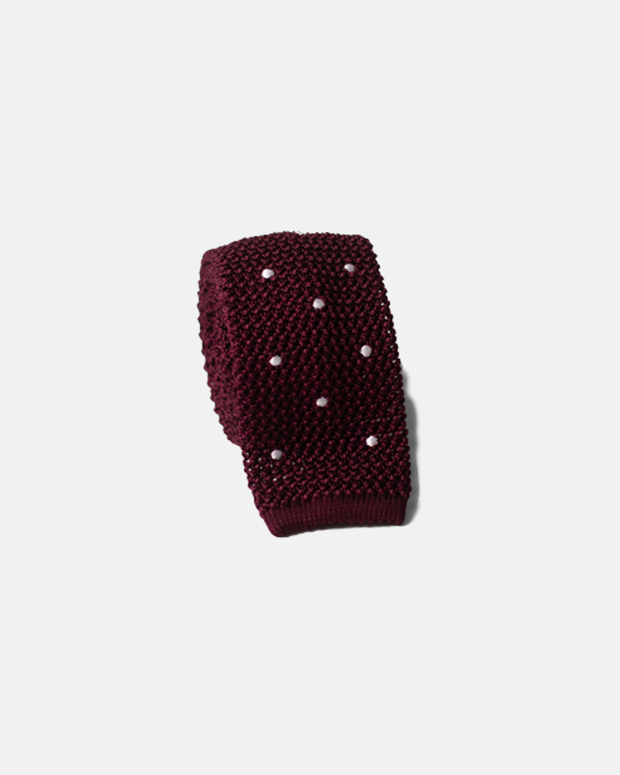 Premium DOT SILK KNIT TIE for Men - Elegant & Comfortable Necktie for Business, Wedding & Formal Occasions