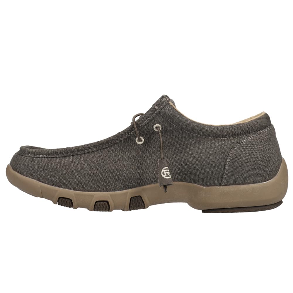 ROPER Men's Slip-On Casual Shoes - Comfortable Low-Top Loafers for Everyday Wear - Brown - Size 9 D - Perfect for Relaxing, Running Errands & Casual Outings