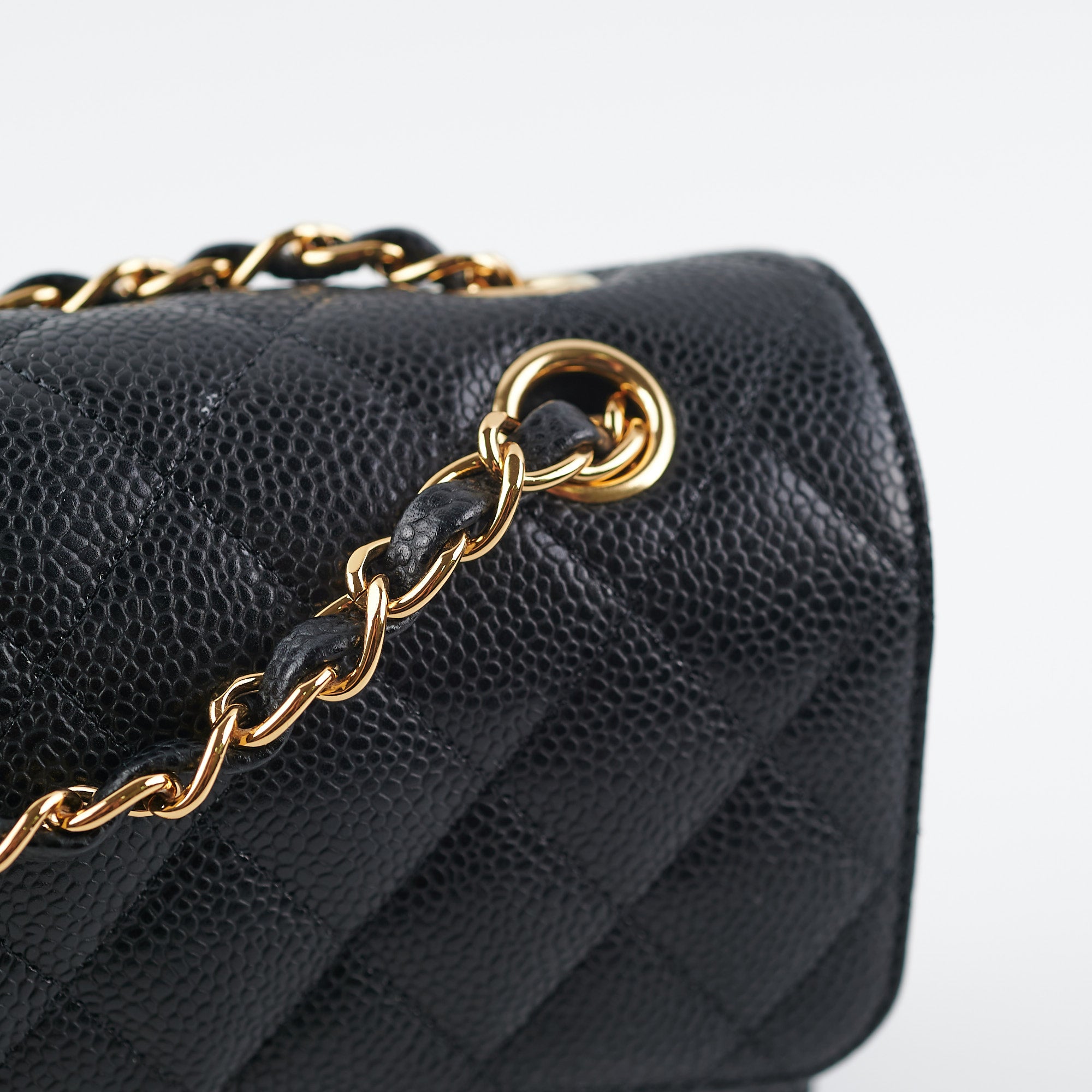 Chanel Small Classic Double Flap Bag in Black Caviar Leather - Luxury Handbag for Women, Perfect for Parties, Work & Everyday Use