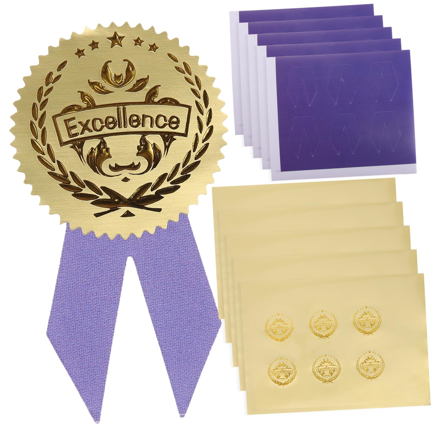 KICHOUSE Graduation Medals & Stickers - Sports Awards & Ribbons for Adults
