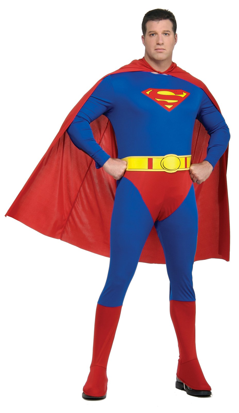 Rubie's Superman Adult Plus Size Costume - Official DC Comics Superhero Outfit for Halloween, Cosplay & Comic Con