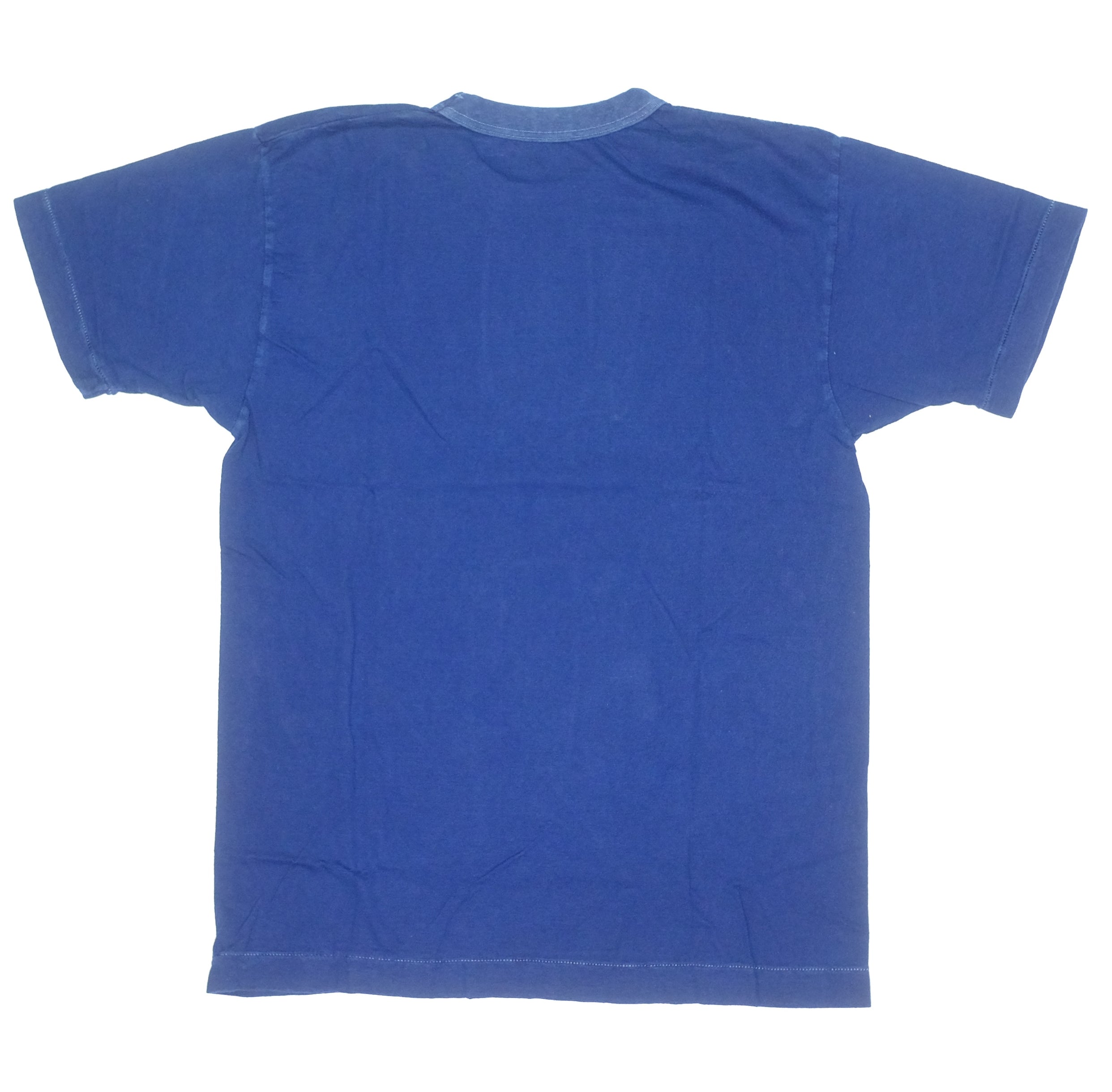 Utilitees 5.5oz Loopwheel Crew Neck T-Shirt - Pure Indigo Dye (Iron Heart Inspired) | Premium Cotton Tee for Casual Wear & Street Style