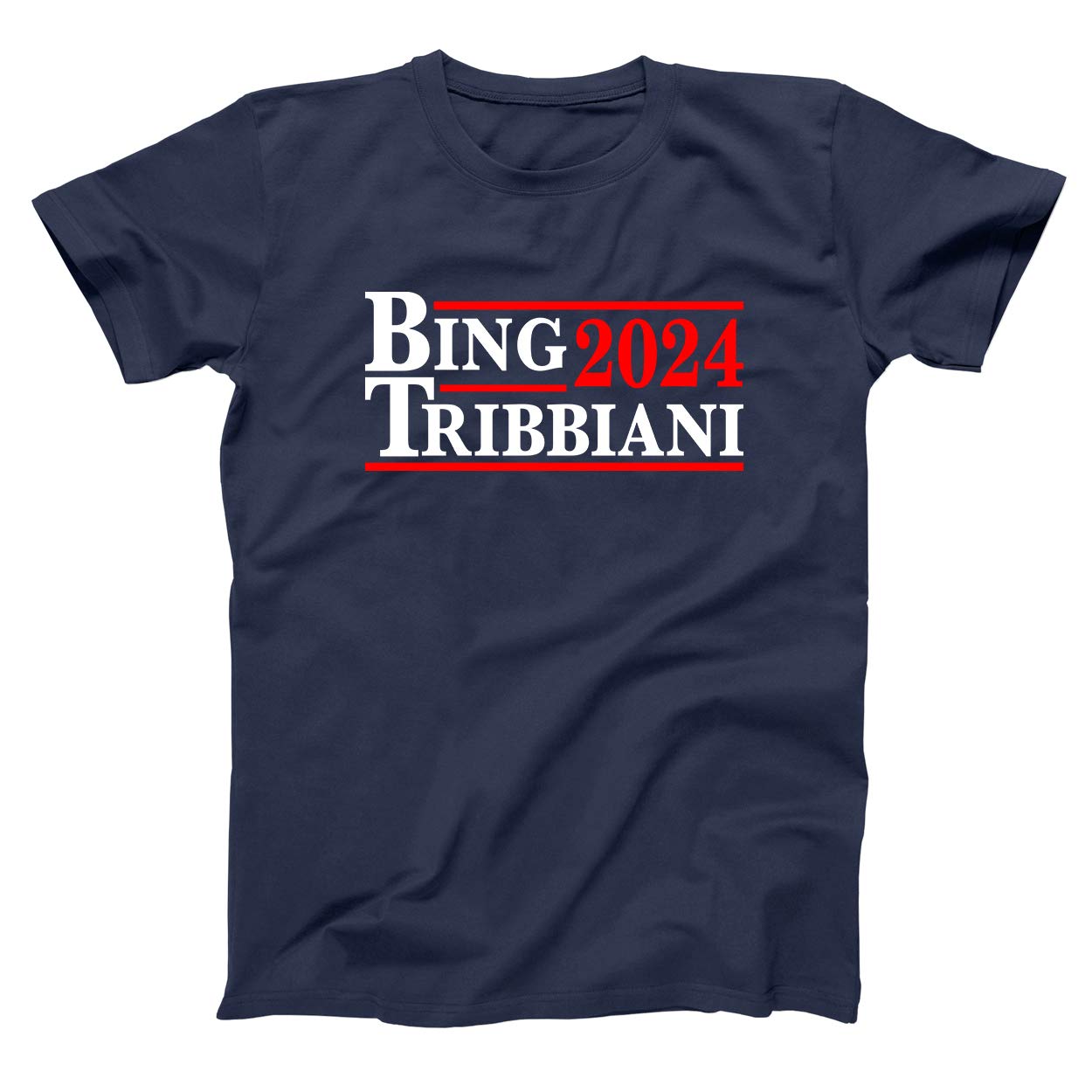 Donkey Tees Bing Tribbiani 2024 - Vintage 90s Comedy TV Show T-Shirt for Men | Funny Sitcom Humor Gift for Friends | Perfect for Cosplay, Theme Parties & Nostalgic Fans