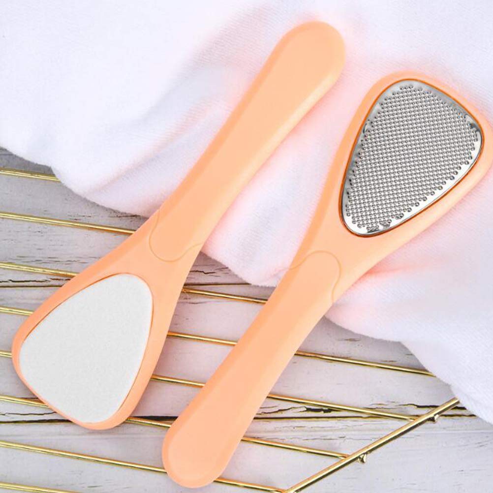 2-Pack Stainless Steel Pedicure Foot Files – Professional Foot Grater & Callus Remover for Smooth Feet – Perfect for Home Pedicure, Spa, and Foot Care Routine
