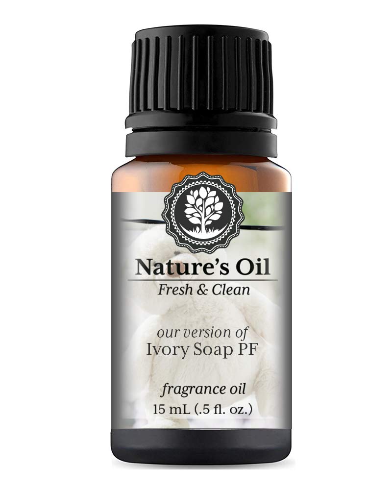 Ivory Soap Fragrance Oil (15ml) - Premium Scent for Diffusers, Candles, Soap Making, Lotions, Bath Bombs | Home & Linen Spray, DIY Slime | Perfect for Aromatherapy, Relaxation & Home Decor