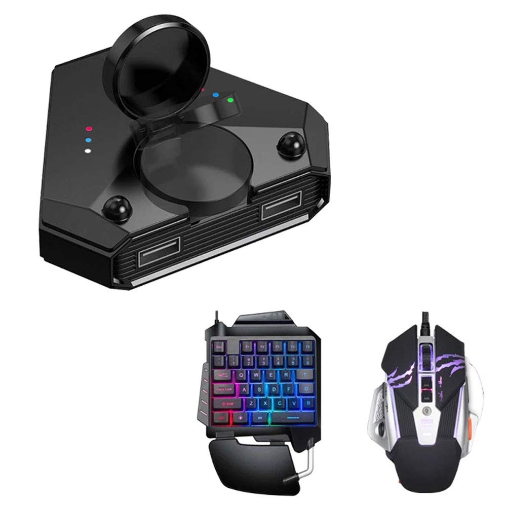 Bluetooth 5.0 Gamepad with Keyboard for PUBG Mobile | iOS/Android to PC Gaming Controller | Perfect for Mobile Esports