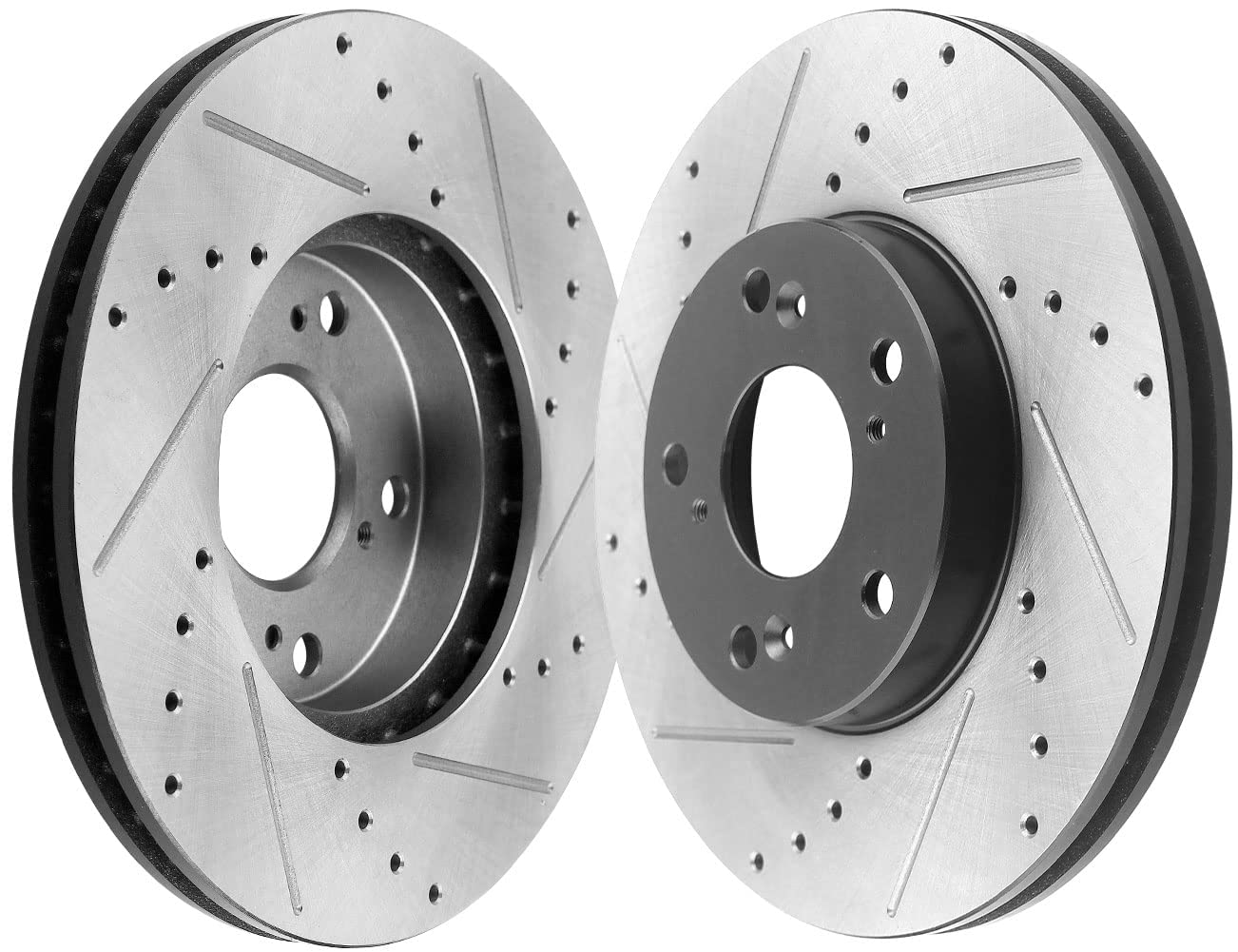 High-Performance 282mm Front Brake Pads & Rotors Kit for Acura ILX, Honda Civic/Accord/Element/CR-V - Includes Ceramic Pads, Brake Cleaner & Fluid | Smooth Stopping Power for City Driving & Highway Commutes
