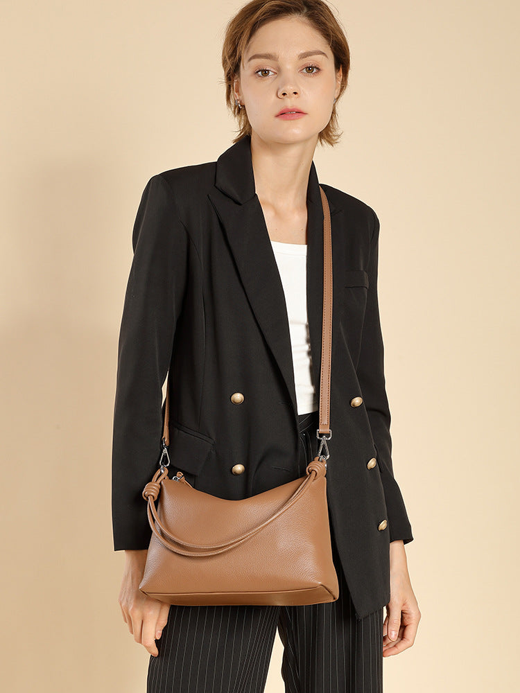 Premium Soft Leather Shoulder Bag for Women - Stylish & Durable Crossbody Purse - Perfect for Work, Travel & Everyday Use