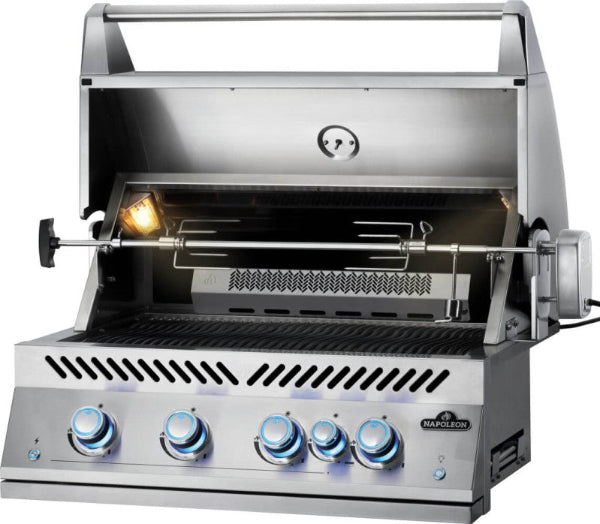 Napoleon 700 Series 32 Inch Built-In Gas Grill - Premium Outdoor Cooking for Backyard BBQ & Patio Entertaining
