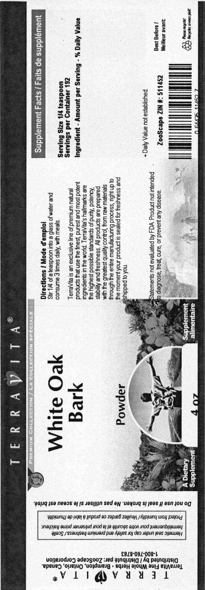 Organic White Oak Bark Powder (4 oz) - Natural Astringent for Skin Care, Herbal Remedies & DIY Crafts | ZIN: 511452 | Perfect for Soap Making, Wound Healing & Wood Stain Projects