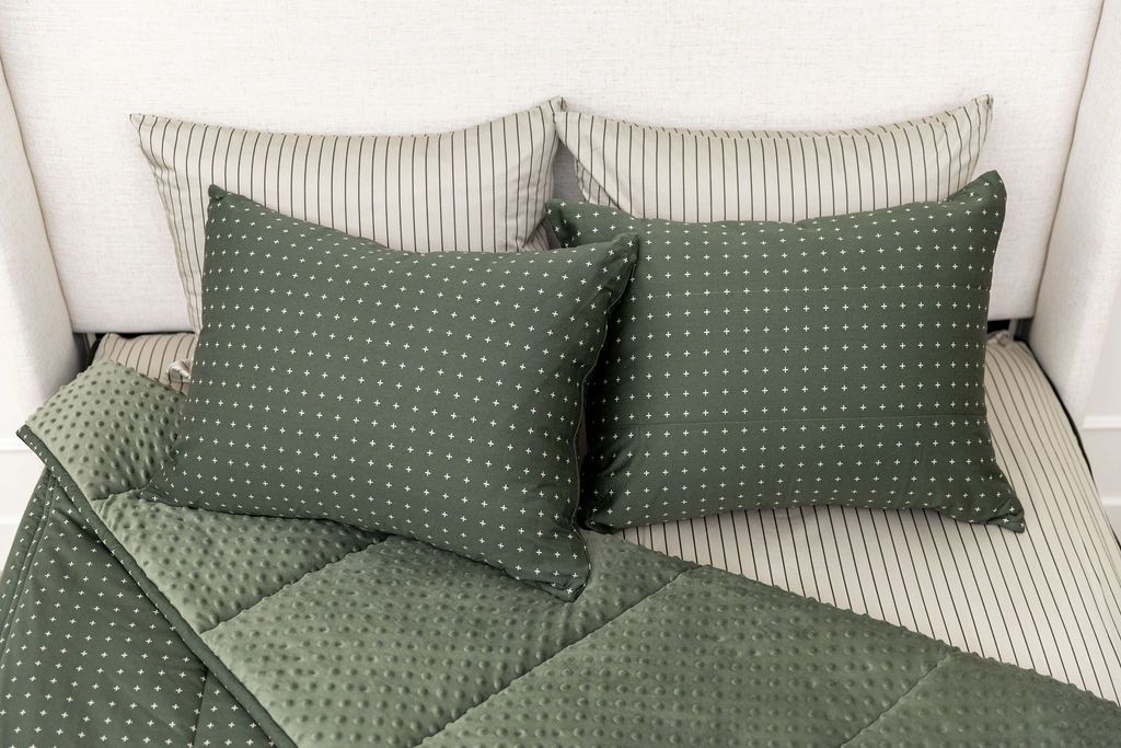 Premium Noah Pillowcase Set - Soft & Breathable 100% Cotton Pillow Covers for Side Sleepers, Back Pain Relief - Perfect for Home, Hotel, Travel & Gift Giving