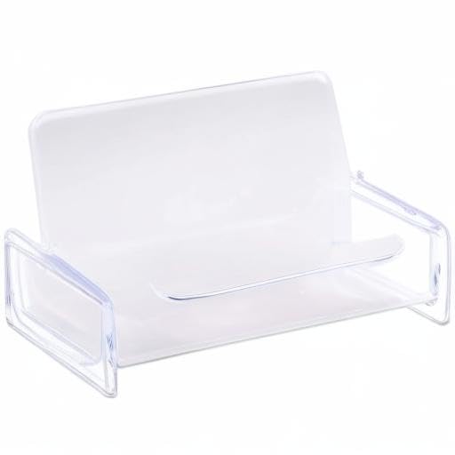 Beauticom® Clear Plastic Business Card Holder Display - 600 Pieces (Master Case) - Perfect for Office Desks, Reception Counters, and Retail Displays