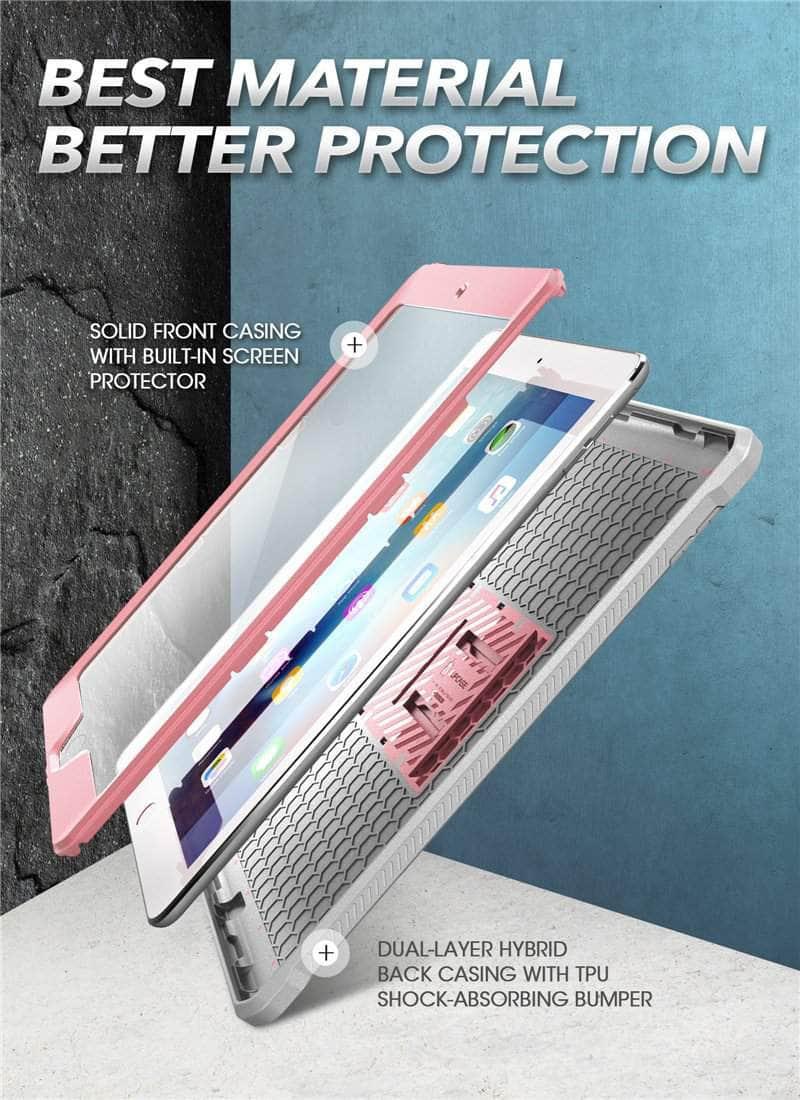 SUPCASE UB PRO Rugged Case for iPad 10.2 (7th/8th Gen 2019/2020) - Shockproof Cover with Built-in Screen Protector | Perfect for Outdoor, Travel & Kids Use
