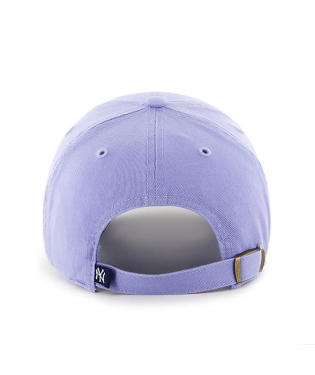 47 Brand New York Yankees Cleanup Adjustable Baseball Cap - Lavender & White - Perfect for Baseball Games, Outdoor Sports & Casual Wear