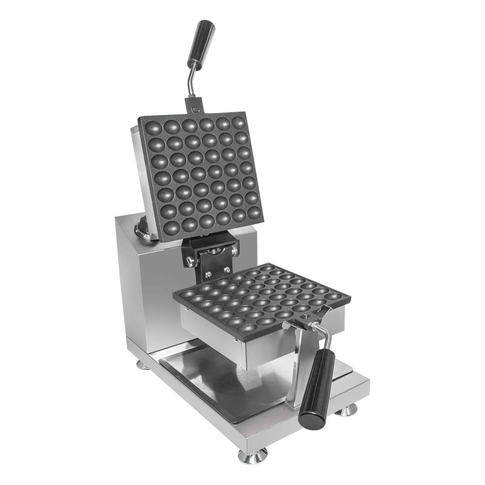 ALDKitchen Bubble Waffle Maker Machine - Nonstick Rotating Square Waffle Iron with Stainless Steel Housing | Perfect for Home Breakfast, Party Desserts & Street Food Snacks