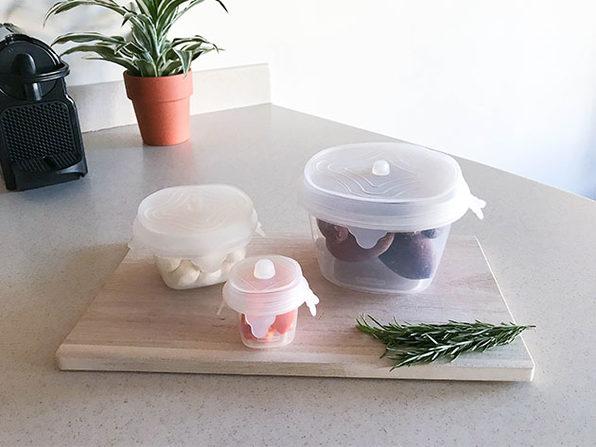 Unilids - Premium Reusable Silicone Lids for Food Storage | Airtight & Leakproof | Fits Various Container Sizes | Perfect for Meal Prep, Leftovers & Refrigerator Organization