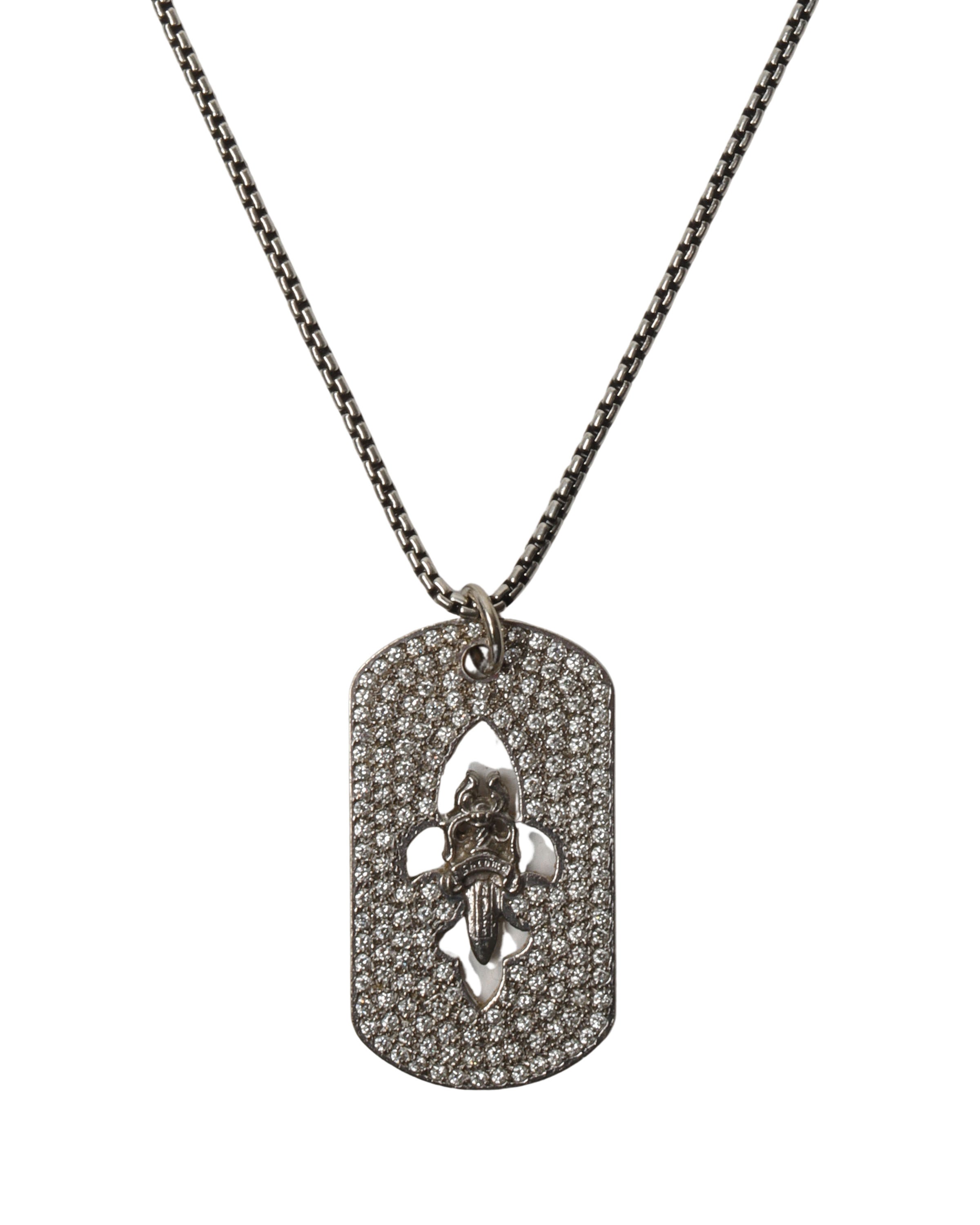 18K White Gold Diamond Dog Pendant with Chain - Elegant Jewelry Gift for Women, Perfect for Birthdays, Anniversaries & Special Occasions