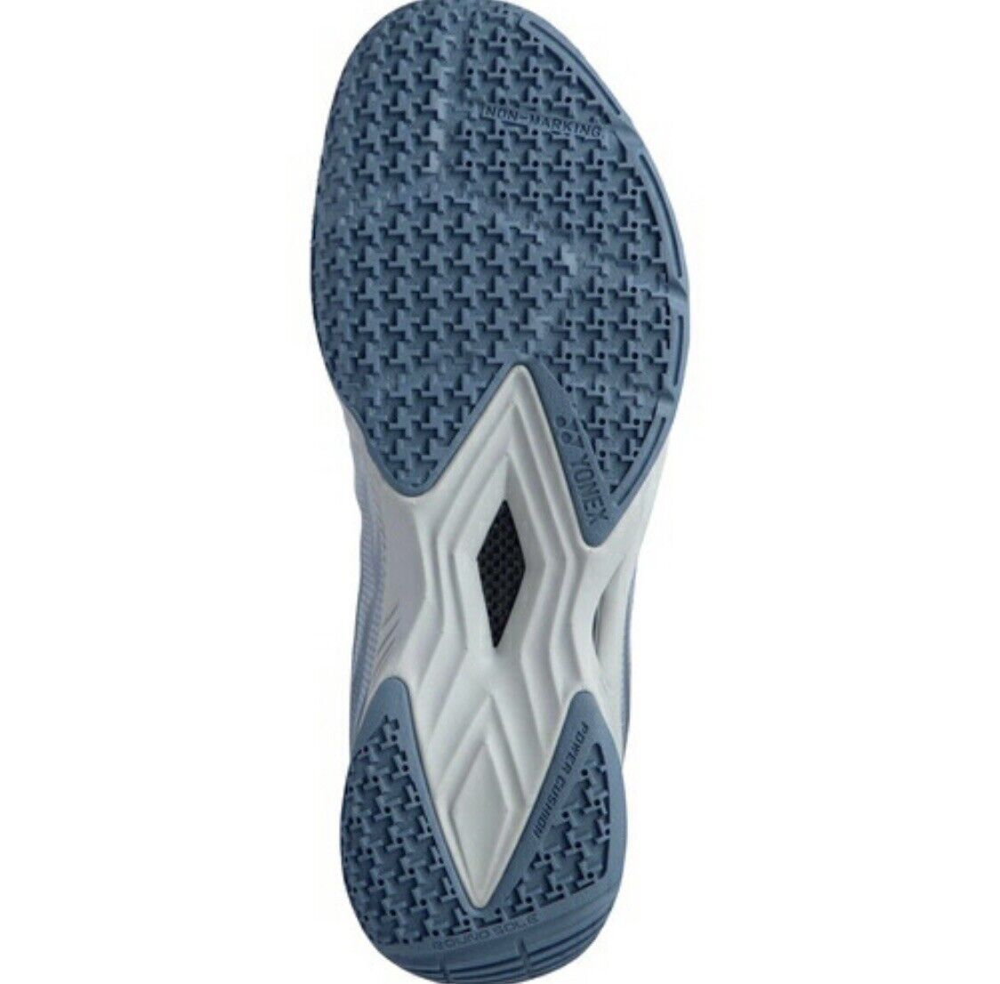 Yonex Aerus Z2 Men's Badminton Shoes - Lightweight Court Shoes for Indoor Sports in Blue Gray | Perfect for Badminton, Squash & Indoor Volleyball