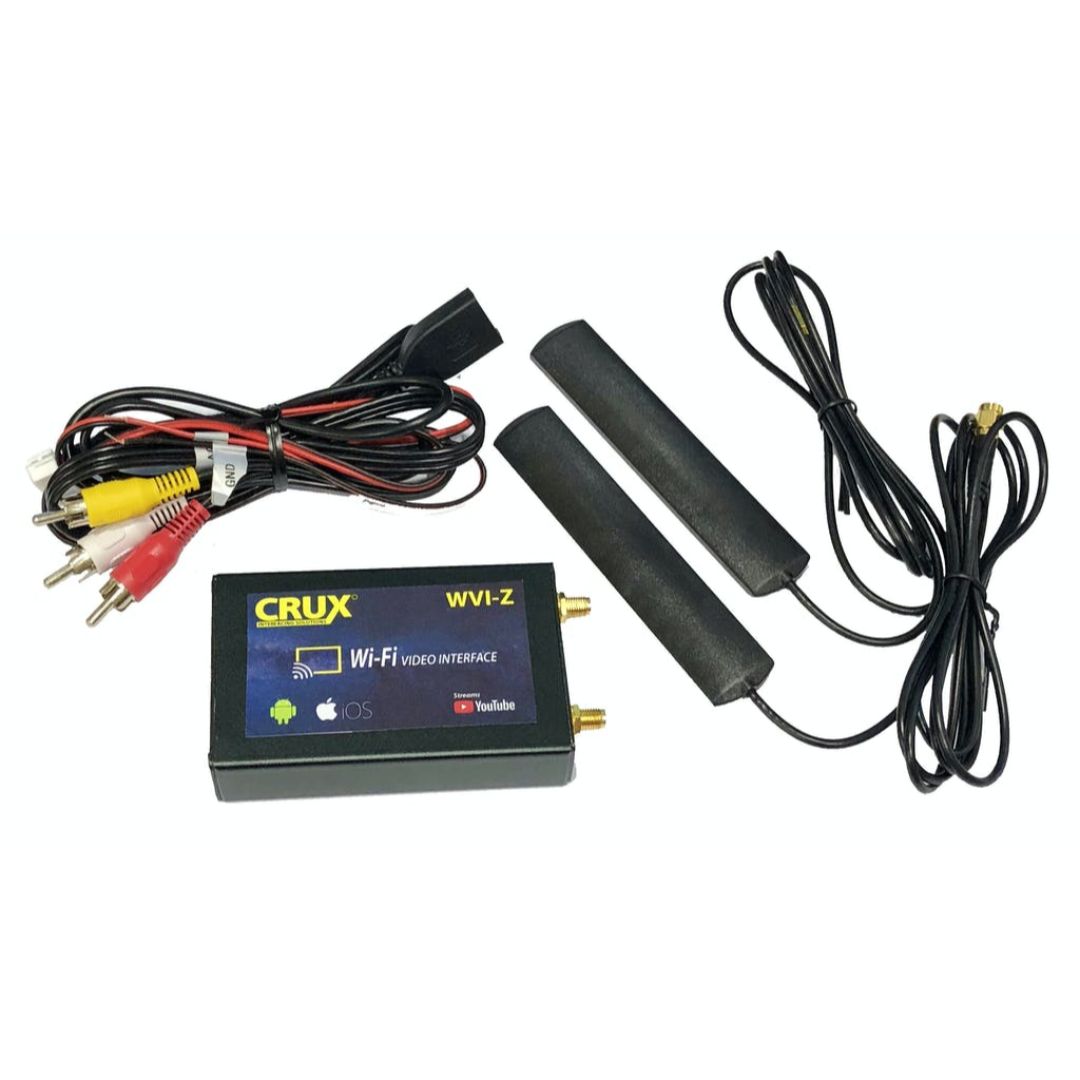 Crux WVIGM 04 WiFi Audio Video Interface for GM & Chevrolet Vehicles (LAN 29 Bit) - Wireless CarPlay & Android Auto Upgrade for Seamless Connectivity