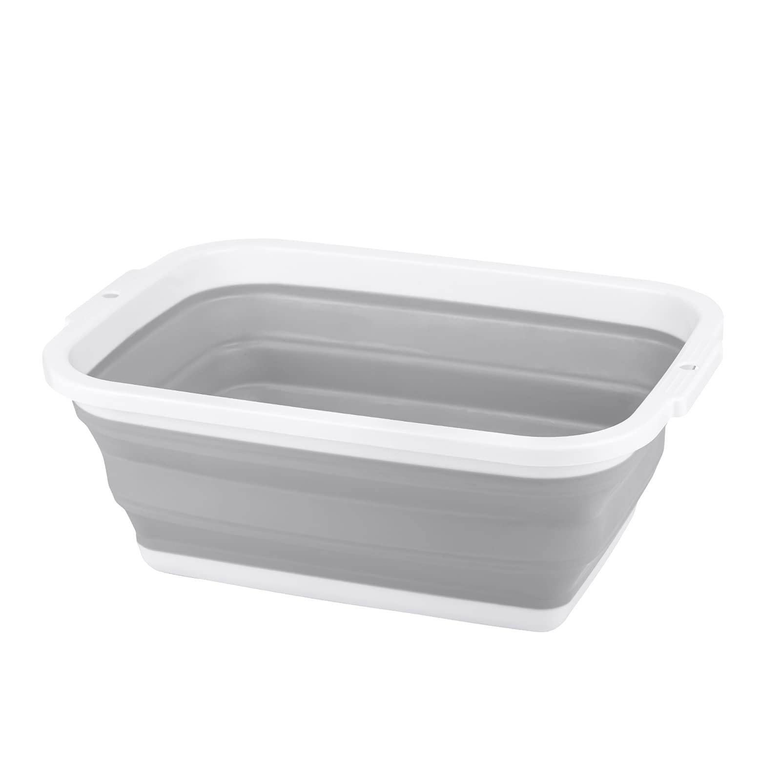 Portable Collapsible Sink - 2.25 Gallon (8.5L) Foldable Dish Washing Tub for Camping, Hiking, RV & Home Use - Compact Travel Basin for Outdoor Adventures & Small Space Living