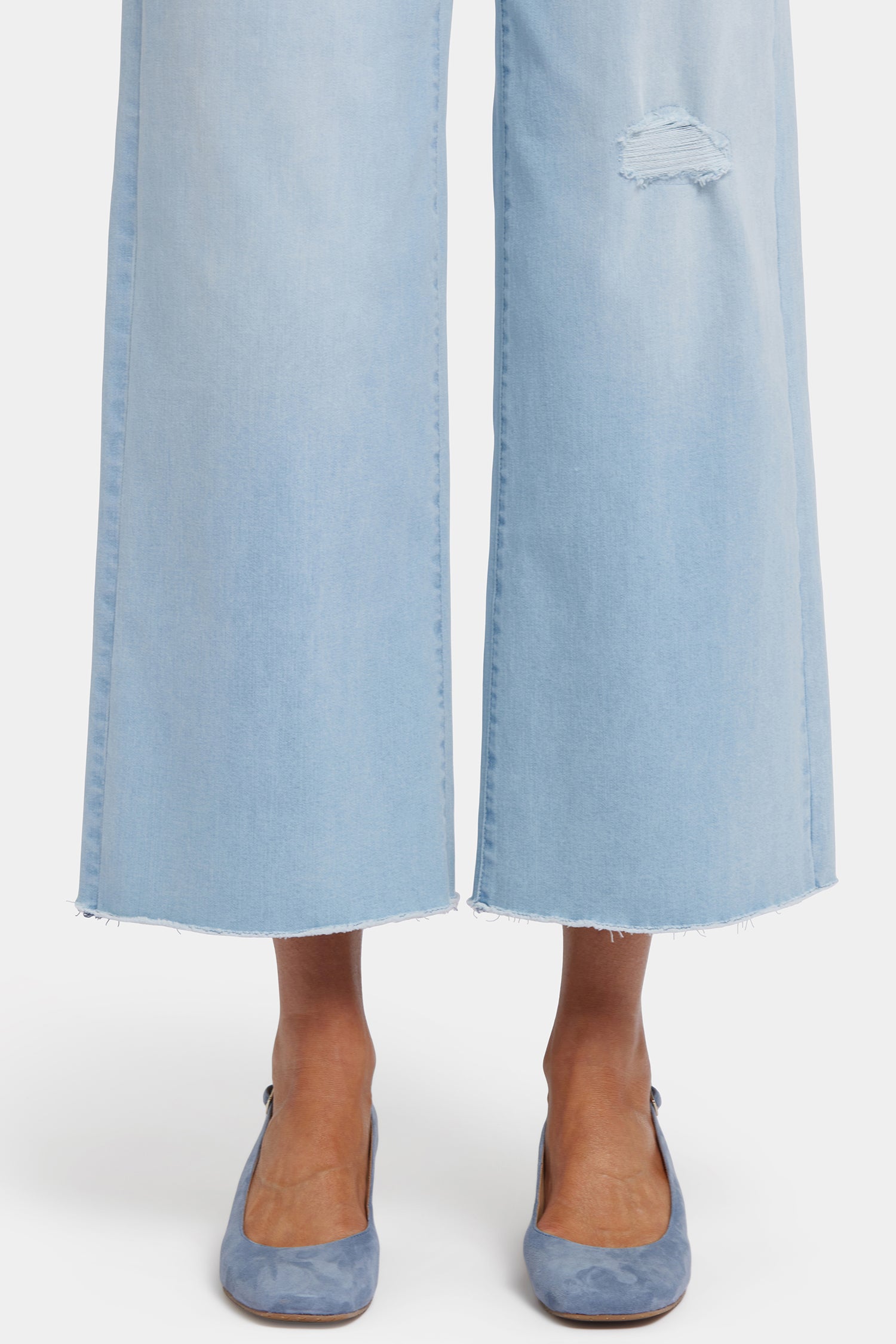 Brodi Women's Wide Leg Ankle Jeans - High Waist Stretch Denim Pants for Casual Wear | Clear Waters Wash | Perfect for Everyday Outfits and Weekend Brunch