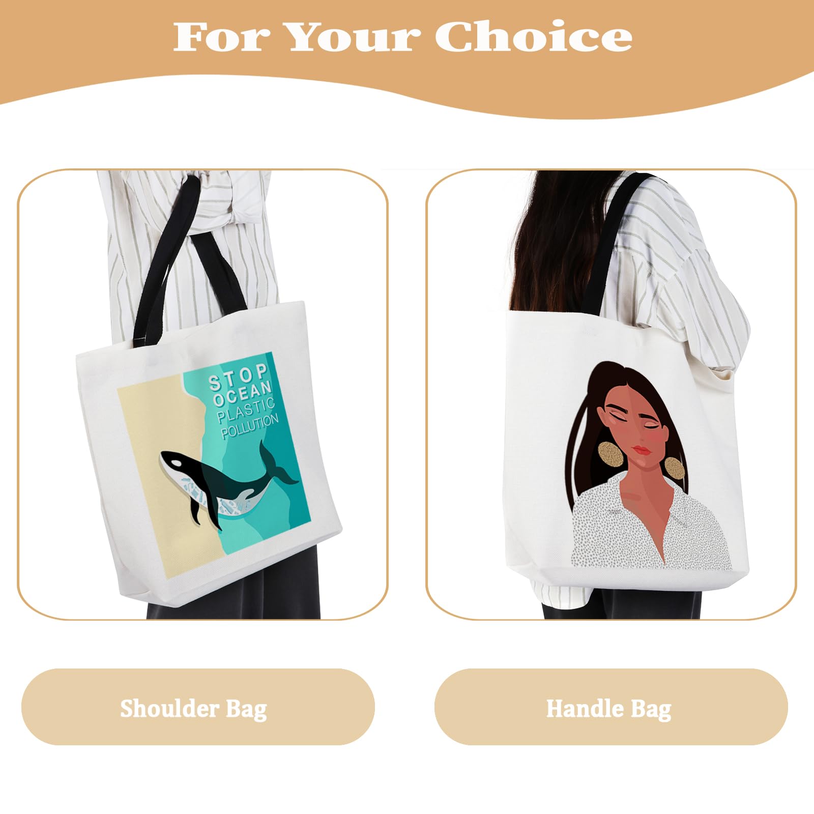 12 Pack Sublimation Tote Bags Blank Canvas Polyester Bags for DIY Printing - Customizable Grocery Totes for Crafts, Gifts & Personalization (White) | Perfect for Beach Trips, Shopping & Personalized Gifts