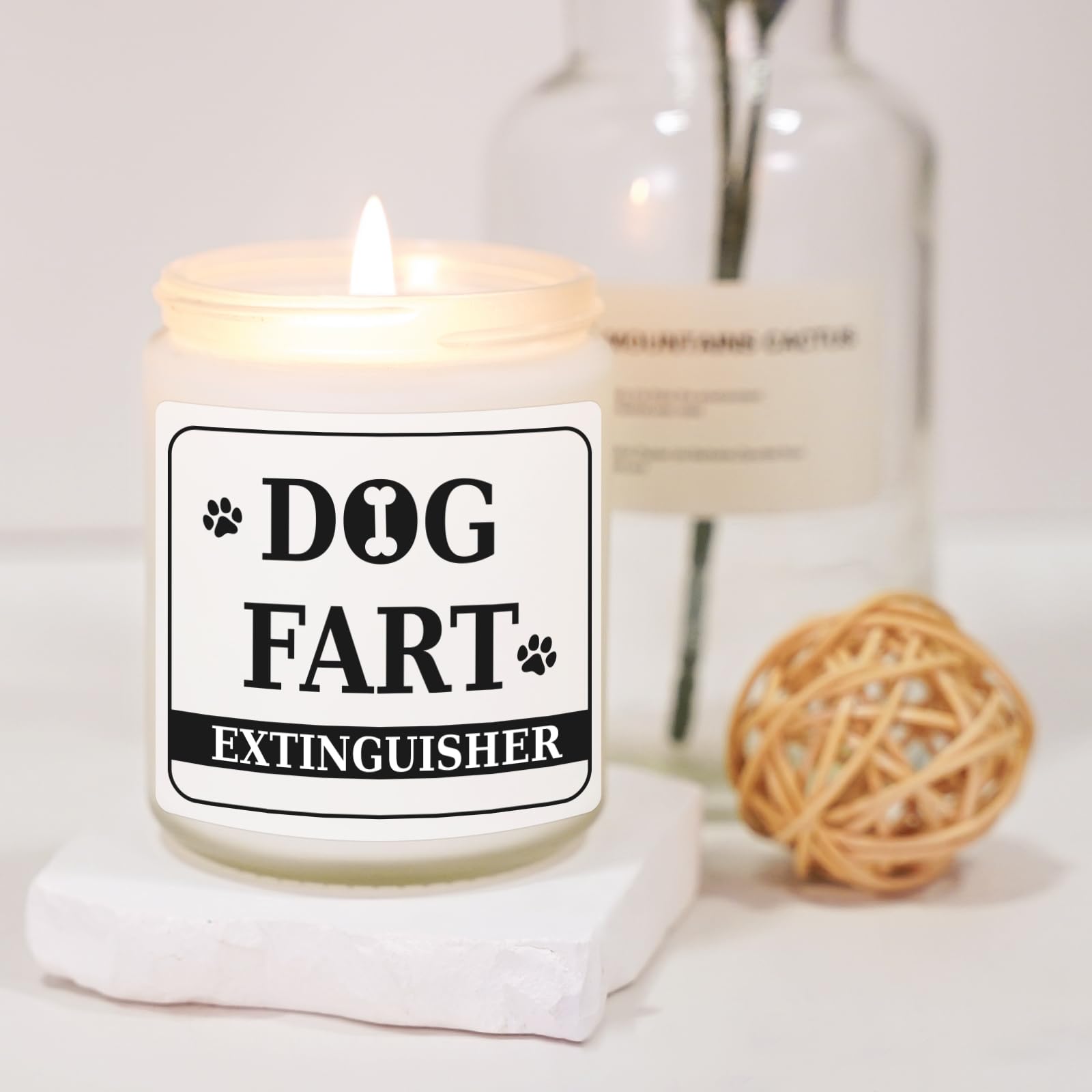 Funny Dog Fart Scented Candle - Perfect Gift for Dog Lovers & Pet Owners - Unique Birthday & Christmas Present for Women Who Love Dogs - Great for Home Decor, Gag Gifts & Dog-Themed Parties