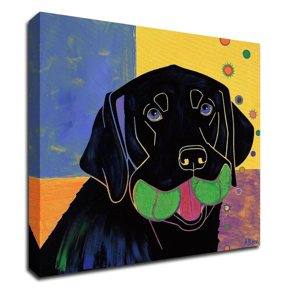 Baller by Angela Bond - Premium Canvas Wall Art Print, Ready to Hang - Perfect for Living Room, Bedroom & Office Decor