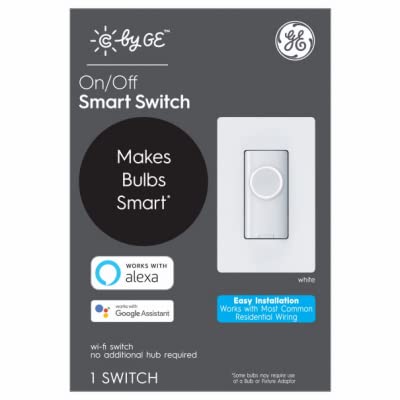 Cync Smart Switch - WiFi Light Switch for Home Automation, Compatible with Alexa & Google Assistant | Perfect for Living Room, Bedroom & Kitchen