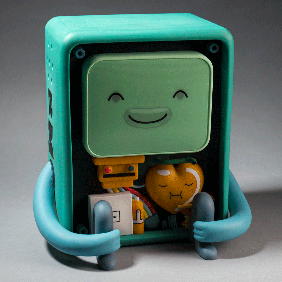 Adventure Time BMO Collectible Art Figure by Kidrobot - Limited Edition Pre-Order - Perfect for Anime Fans, Gaming Room Decor, and Cartoon Network Collectors