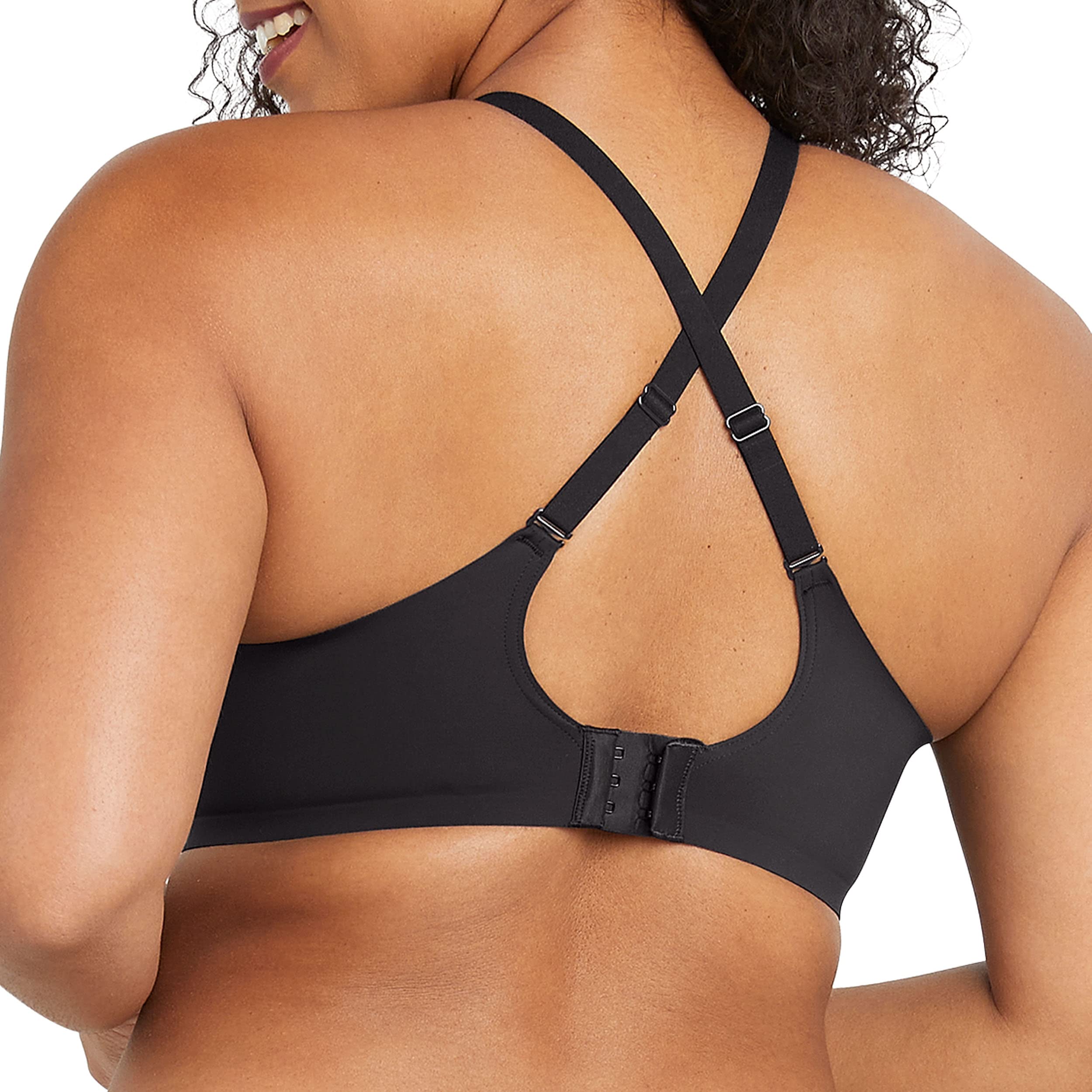 Maidenform Women's One Fab Fit Wireless Demi Bra - Comfortable T-Shirt Bra for Everyday Wear, Workouts & Lounge