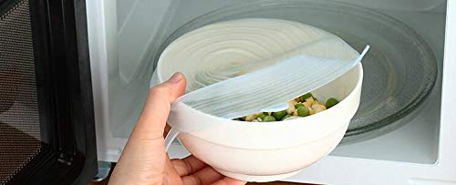 WOIWO 6-Piece Silicone Food Storage Covers Set - Universal Stretchable Bowl Covers for Refrigerator, Microwave & Freezer - BPA-Free Food Grade Silicone Lids for Fresh Food Preservation - Perfect for Meal Prep, Leftovers & Snack Storage