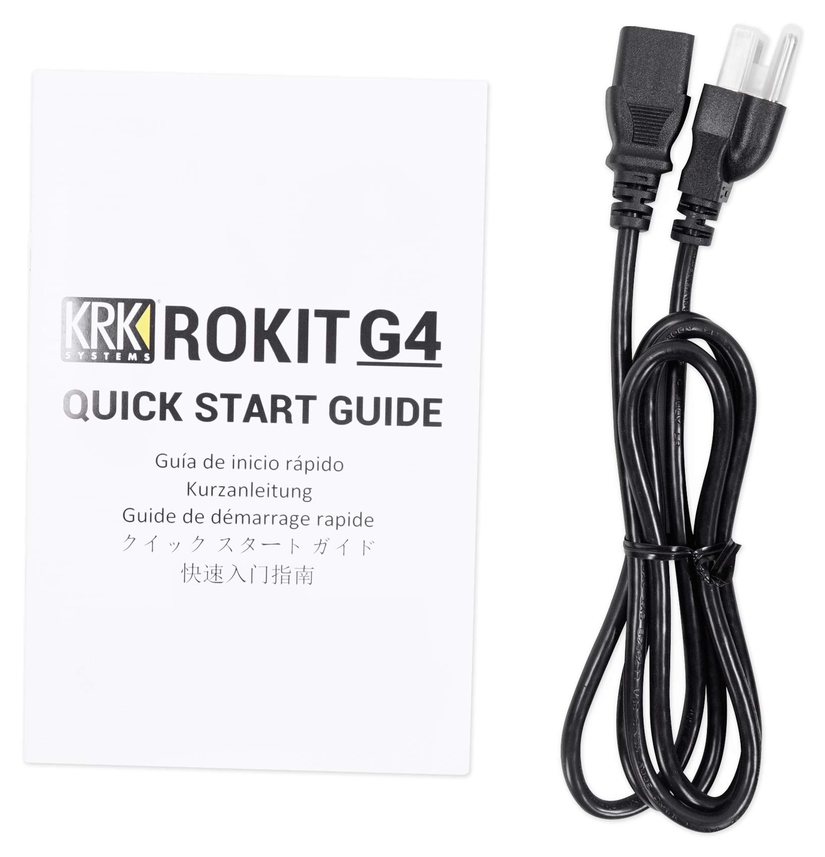 KRK RP7-G4 Rokit 7 Generation 4 Powered Studio Monitor (Black) - Professional Studio Monitors for Music Production, Recording & Mixing