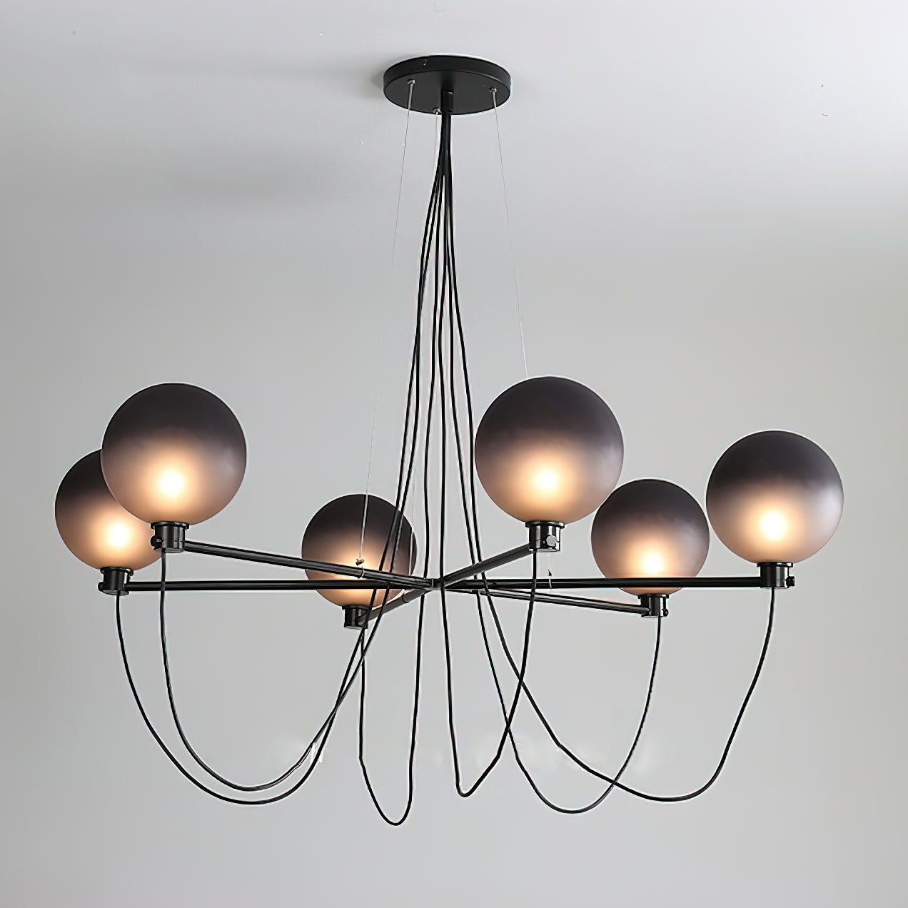 Bagnoregio Chandelier - Elegant Crystal Ceiling Light Fixture for Dining Room, Living Room & Bedroom Decor
