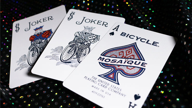 Bicycle® Mosaique Playing Cards - Premium Quality Poker Cards for Magic Tricks, Cardistry & Game Night - Perfect for Professional Magicians, Card Players & Collectors