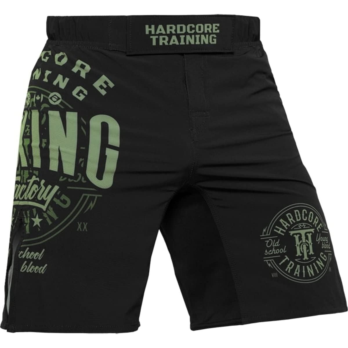 Men's Hardcore Training Fight Shorts for MMA, BJJ, Grappling, Muay Thai & Kickboxing - Durable Boxing & Sparring Workout Shorts for Intense Training