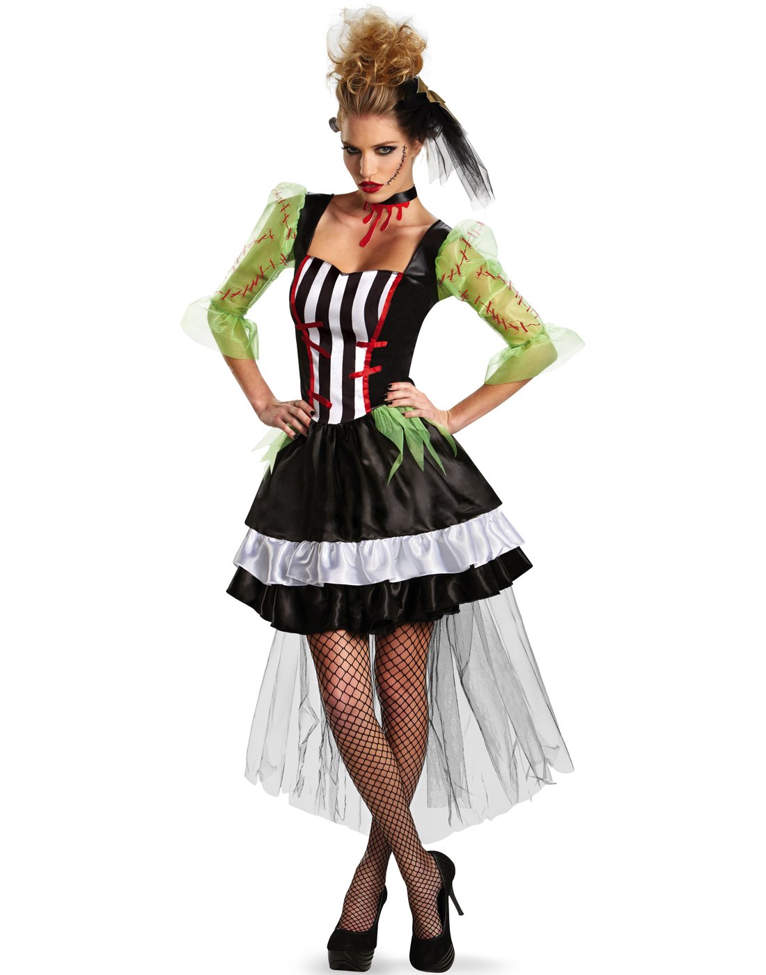 Monstrous Bride Women's Adult Halloween Costume - Scary Gothic Bride Outfit for Cosplay, Halloween Parties & Themed Events