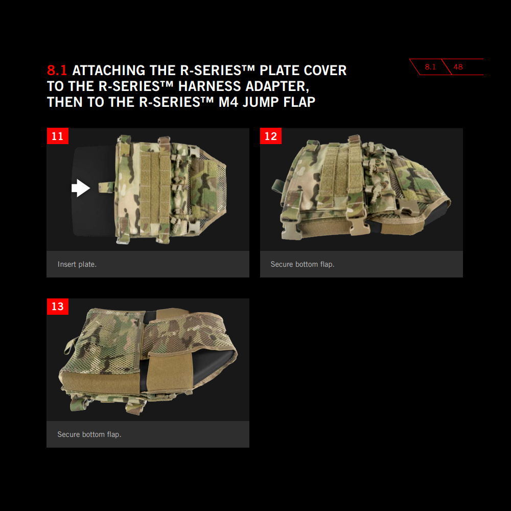 Crye Precision R Series Plate Cover - Tactical Armor Protection for Military & Law Enforcement - Perfect for Combat, Training & Outdoor Adventures