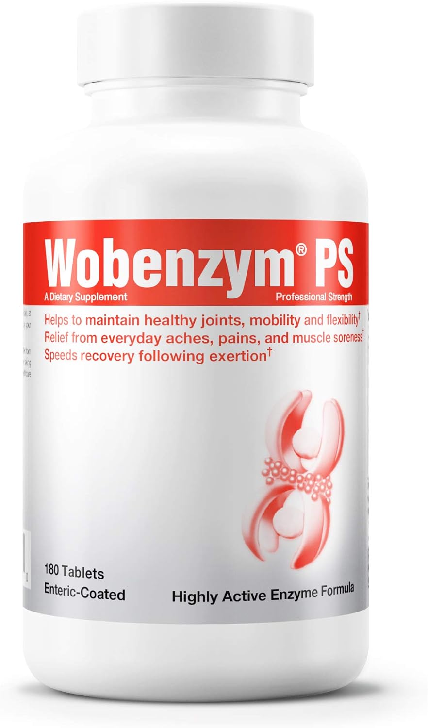 Douglas Labs Wobenzym PS - 100 Count | Enzyme Supplement for Joint Support & Inflammation Relief | Ideal for Athletes & Active Lifestyles