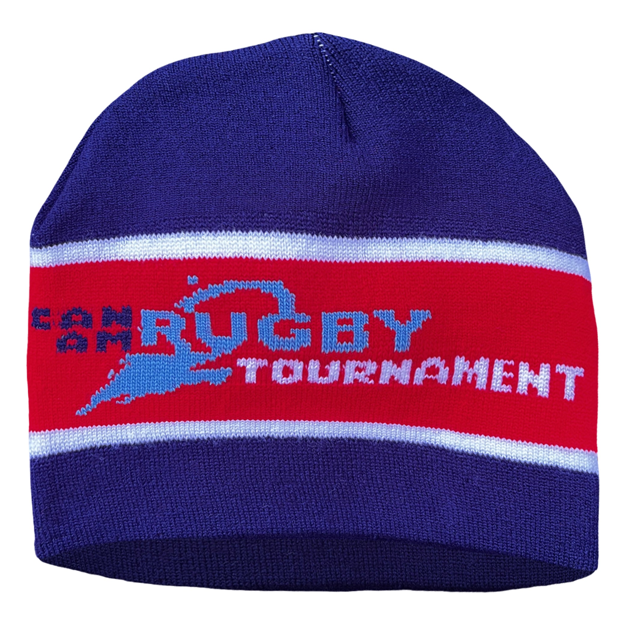 Can Am Rugby Knit Beanie - Warm Winter Hat for Men & Women - Soft Stretchable Unisex Cuffed Skull Cap - Perfect for Outdoor Sports, Hiking, and Cold Weather Activities