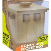 Eco-Friendly Honey Hive Secret Box - Natural Wooden Storage Container for Jewelry, Cash & Valuables | Perfect for Home Organization, Gift Giving & Beekeeping Enthusiasts