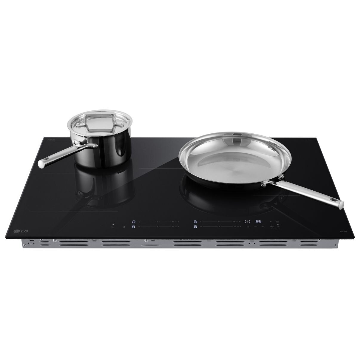 LG 80cm Series 7 Induction Cooktop with 4 Zones & 1 Flexi Zone - BCI807T4BG - Perfect for Modern Kitchens, Home Cooking & Professional Chefs