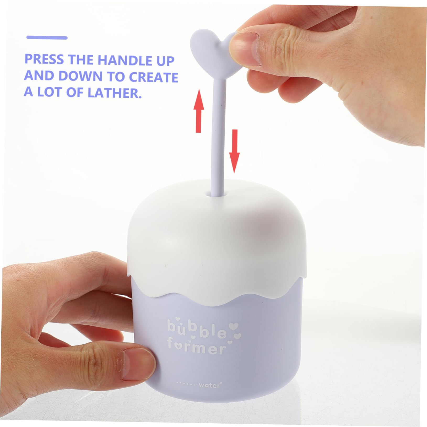 FRCOLOR Portable Face Bubble Maker & Foam Maker for Face Wash - 2 Pack Set - Easy to Clean - Perfect for Travel, Spa Days & Gentle Skin Cleansing